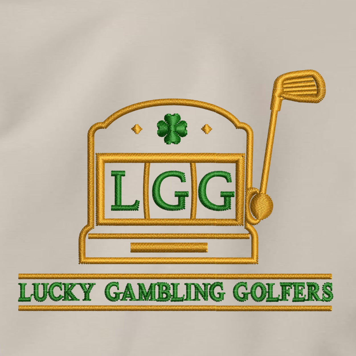 Lucky Gambling Golfers, Slot Machine Logo, Adidas Women's Quarter-Zip Pullover