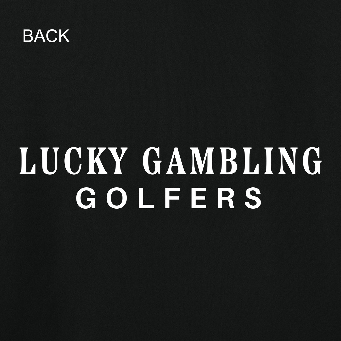 Lucky Gambling Golfers, "No Bueno", A4 Cooling Performance Short Sleeve T-Shirt - Black