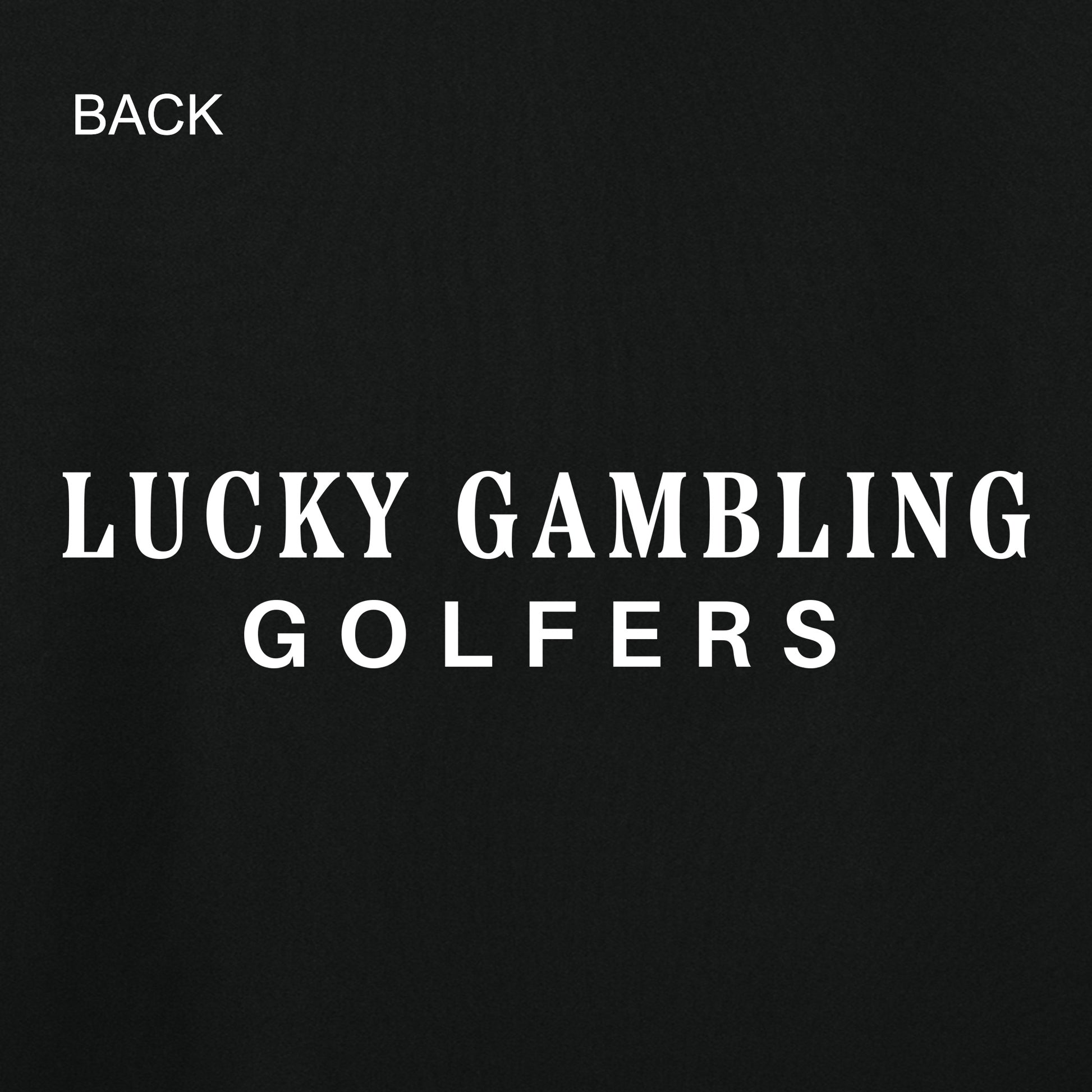 Lucky Gambling Golfers, "No Bueno", A4 Cooling Performance Short Sleeve T-Shirt - Black