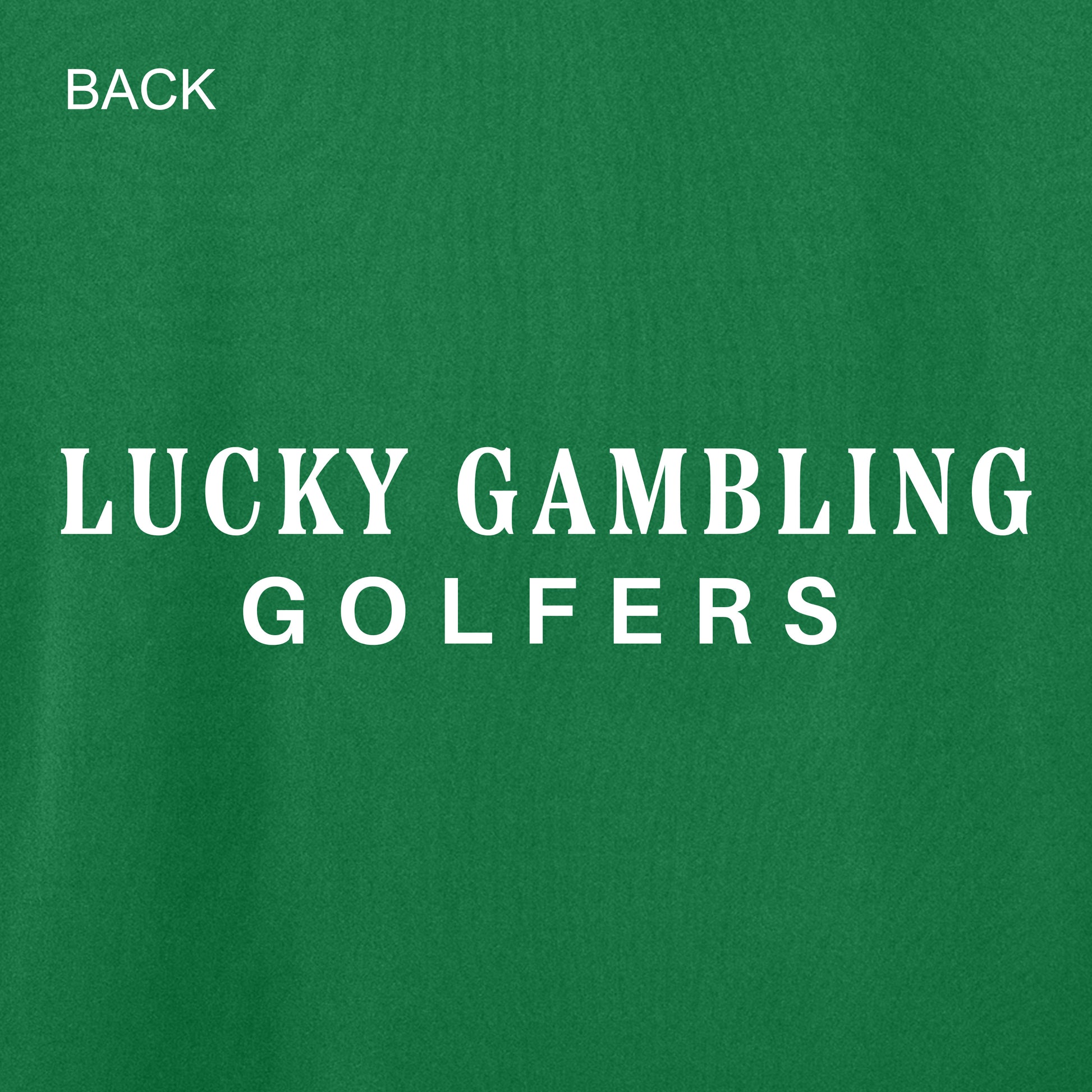 Lucky Gambling Golfers, "No Bueno", A4 Cooling Performance Short Sleeve T-Shirt - Forest