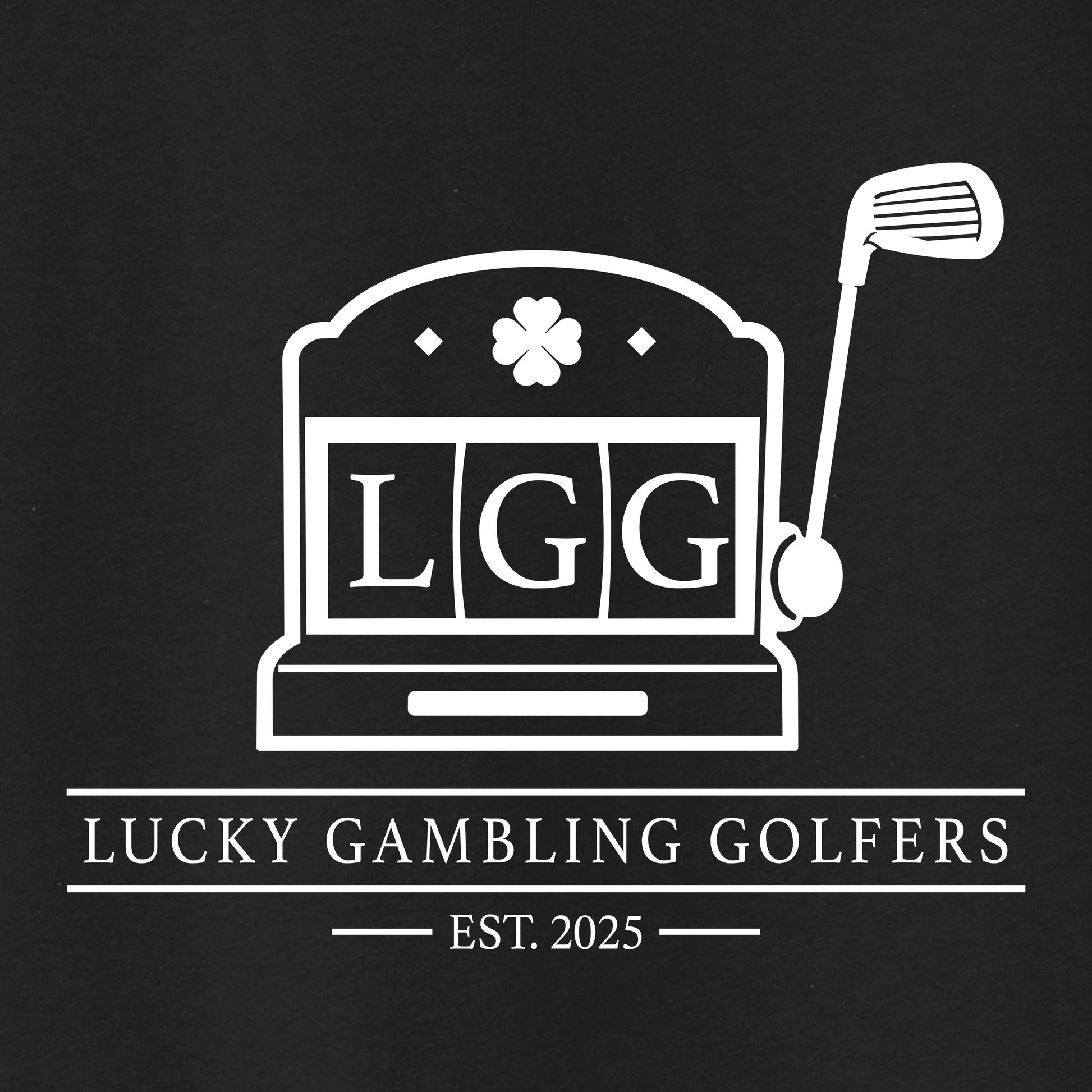 Lucky Gambling Golfers, Slot Machine Logo, Women’s Relaxed Jersey Short Sleeve V-Neck T-Shirt