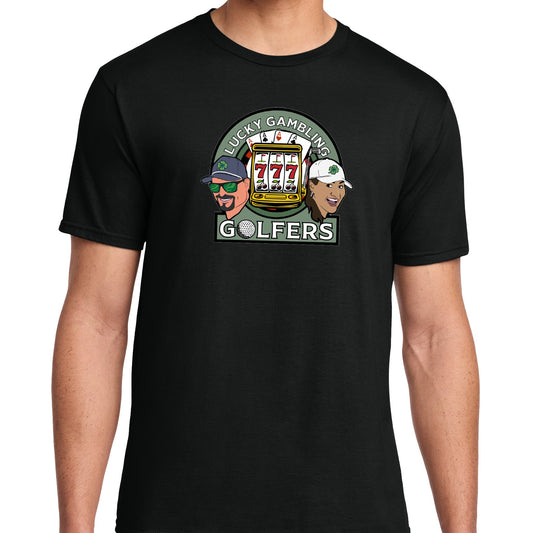 Lucky Gambling Golfers, Fan Favorite™ T-Shirt - Black