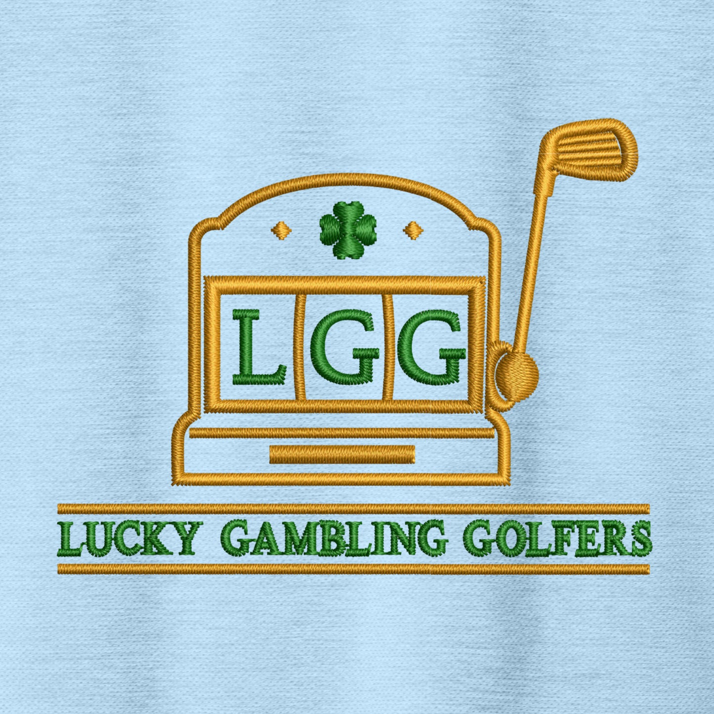 Lucky Gambling Golfers, Slot Machine Logo, TravisMathew Onward Polo - Navy