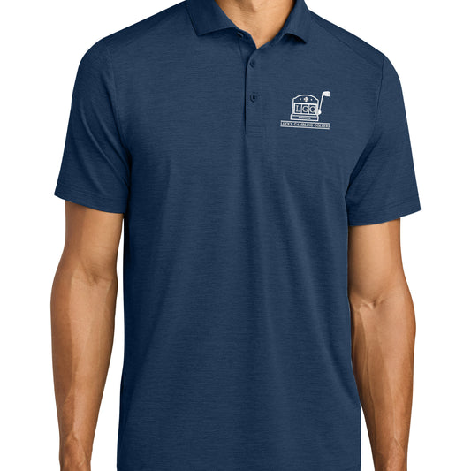 Lucky Gambling Golfers, Slot Machine Logo, TravisMathew Onward Polo - Navy